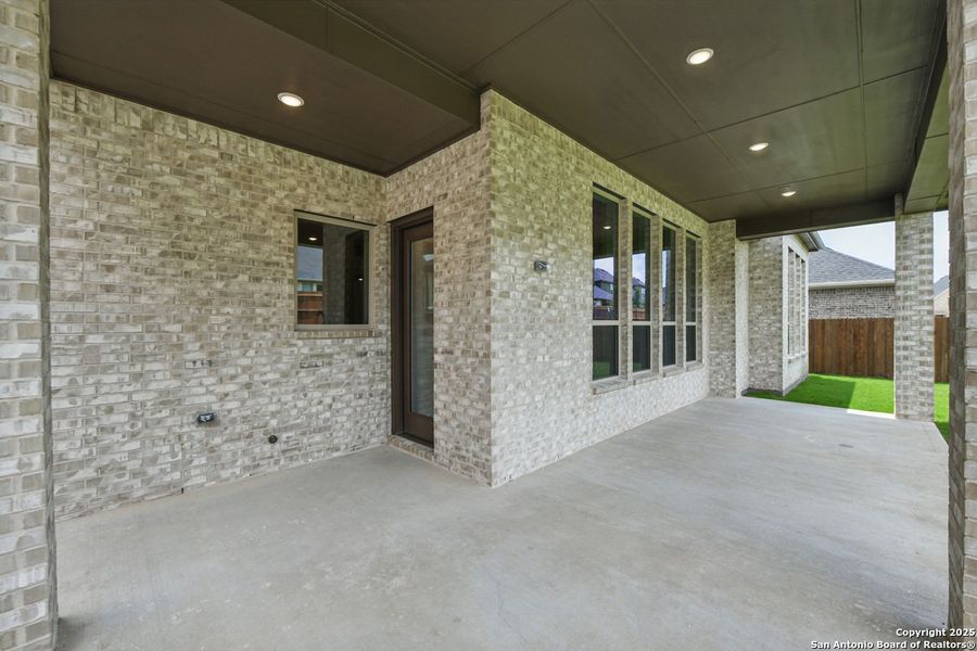 Exterior details and patio area of a home in Davis Ranch: 60ft. lots, San Antonio (Image 2). Exterior details and patio area of a home in Davis Ranch: 60ft. lots, San Antonio (Image 2).