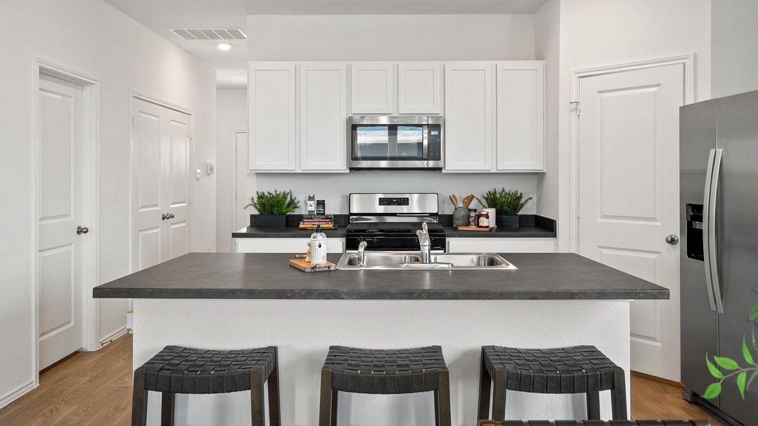 Furnished interior view inside a new home in Valverde, Bastrop (Image 8). Furnished interior view inside a new home in Valverde, Bastrop (Image 8).