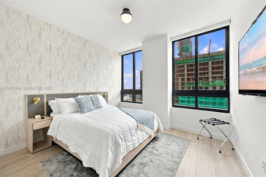 Furnished interior view inside a new home in , Miami (Image 12).