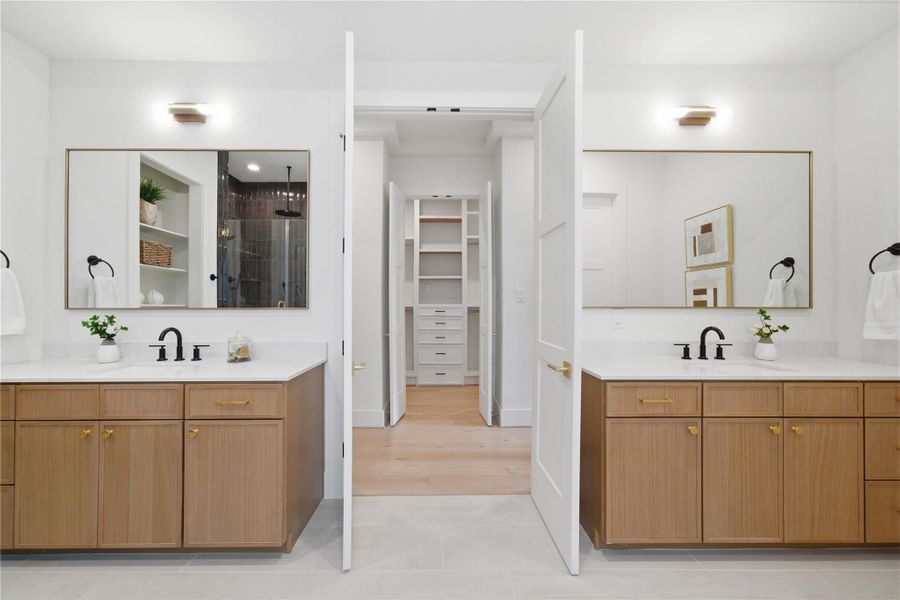 Furnished interior view inside a new home in , Houston (Image 30).