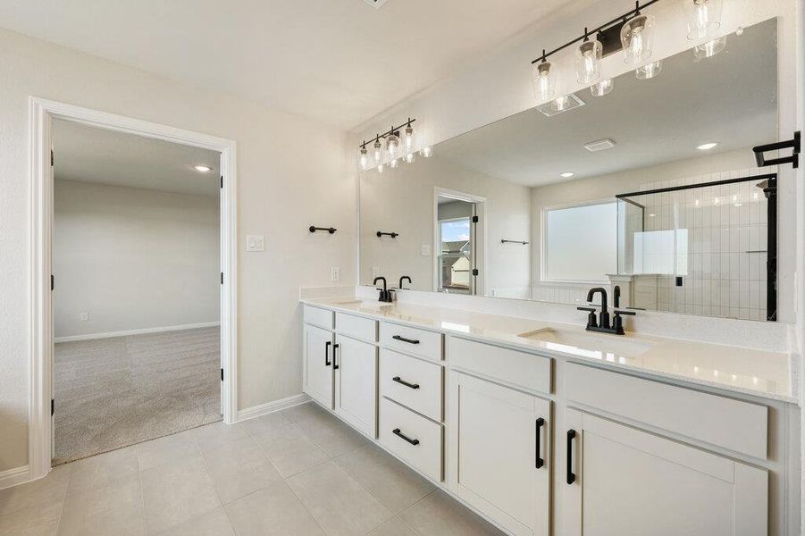 Furnished interior view inside a new home in Patterson Ranch, Georgetown (Image 17).