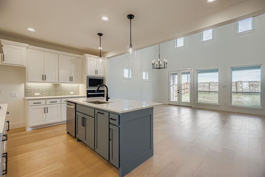 Furnished interior view inside a new home in Ten Mile Creek 55s, Celina (Image 5).