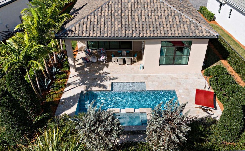 Exterior details and patio area of a home in PGA Village Verano, Port St. Lucie (Image 21).