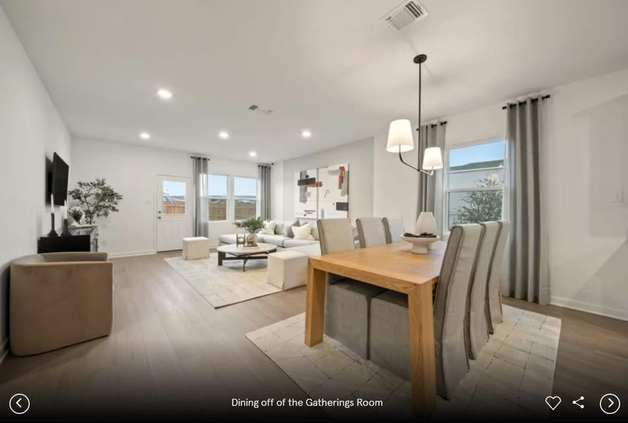 Furnished interior view inside a new home in County View, Temple (Image 7). Furnished interior view inside a new home in County View, Temple (Image 7).