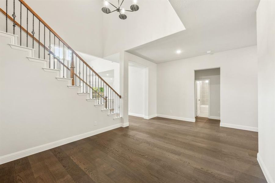 Spacious, unfurnished interior of a new home in Legacy Ranch Classic 60, Melissa (Image 32). Spacious, unfurnished interior of a new home in Legacy Ranch Classic 60, Melissa (Image 32).