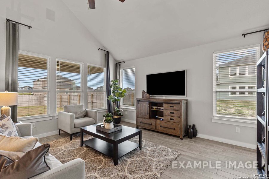 Furnished interior view inside a new home in Hannah Heights, Seguin (Image 48).