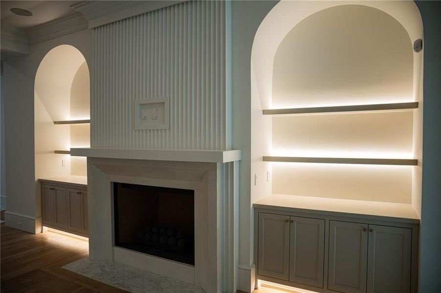 Furnished interior view inside a new home in Blue Heron Walk, Atlanta (Image 10).