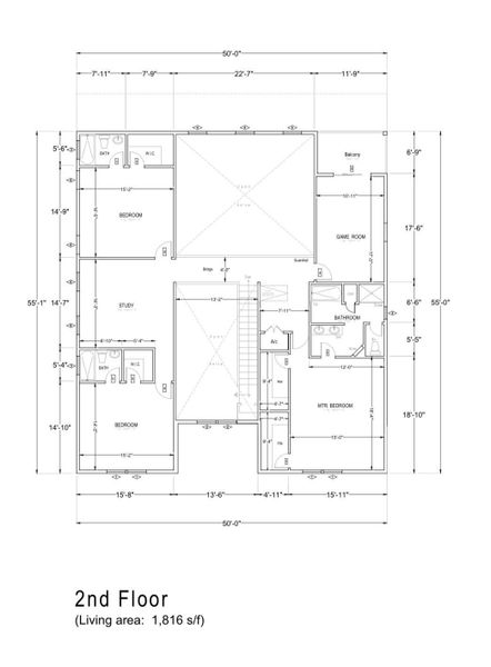 2D floor plan layout of this home in , Fulshear, TX (Image 6). 2D floor plan layout of this home in , Fulshear, TX (Image 6).
