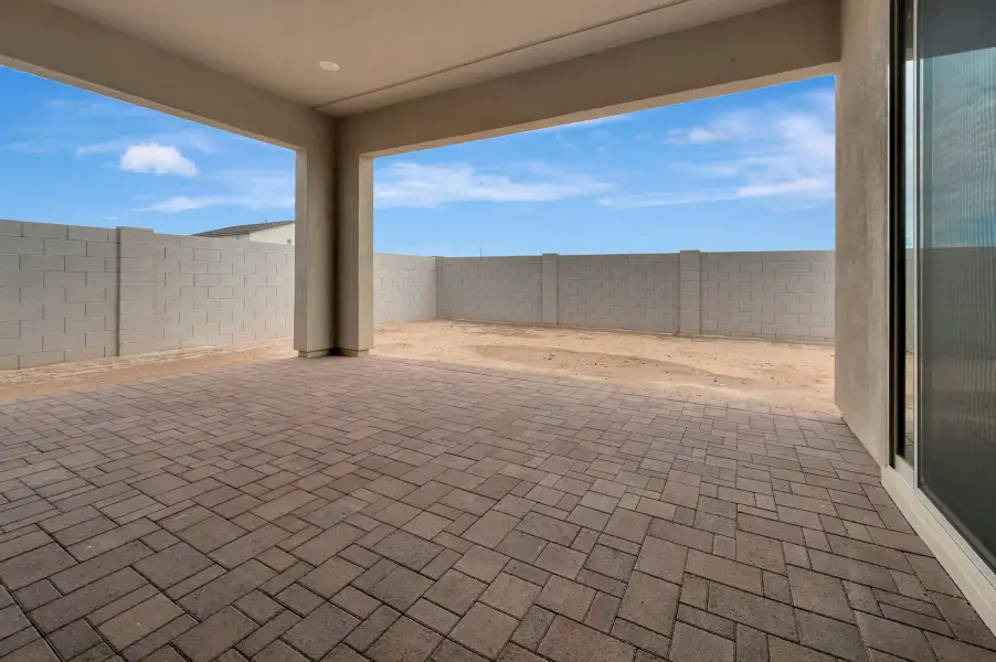 Exterior details and patio area of a home in Soleo, San Tan Valley (Image 4).
