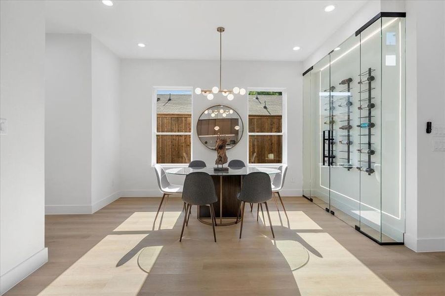 Furnished interior view inside a new home in , Dallas (Image 10).