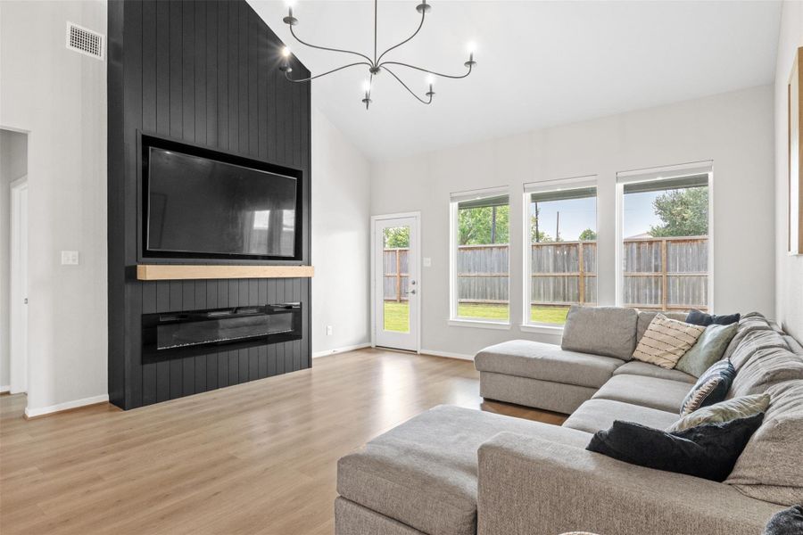 electric fireplace feature with cabinet for additional storage and access electric fireplace feature with cabinet for additional storage and access