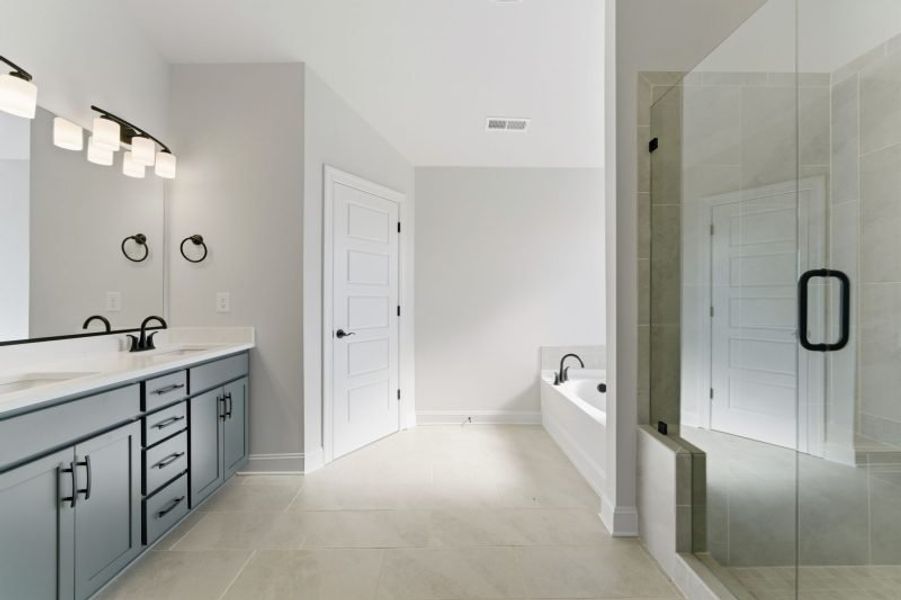 Furnished interior view inside a new home in Blacksmith, Stokesdale (Image 18).