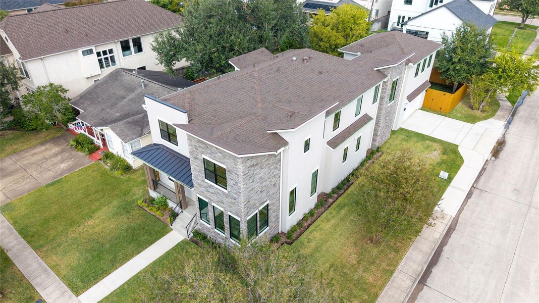 Exterior details and patio area of a home in , Bellaire (Image 26). Exterior details and patio area of a home in , Bellaire (Image 26).