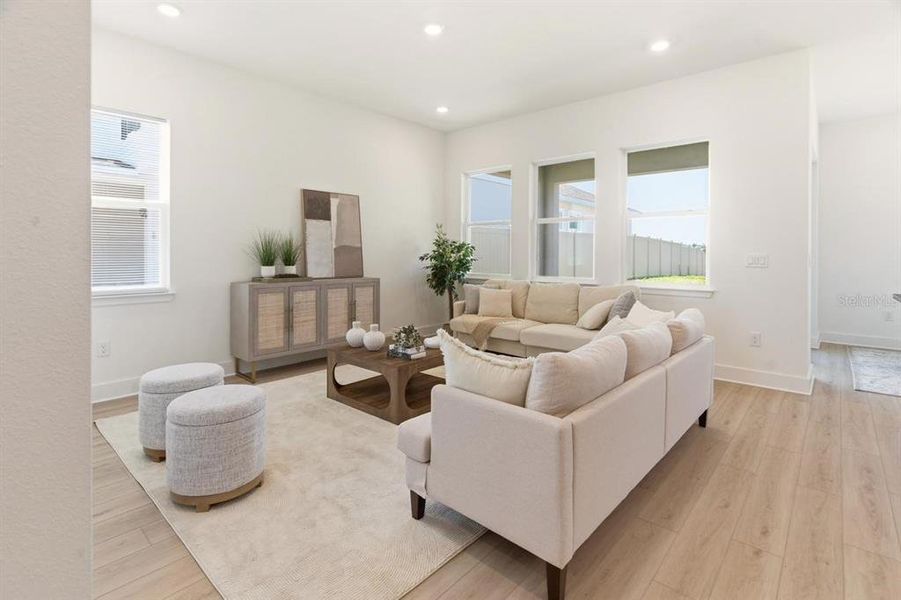 Furnished interior view inside a new home in , Winter Garden (Image 16).