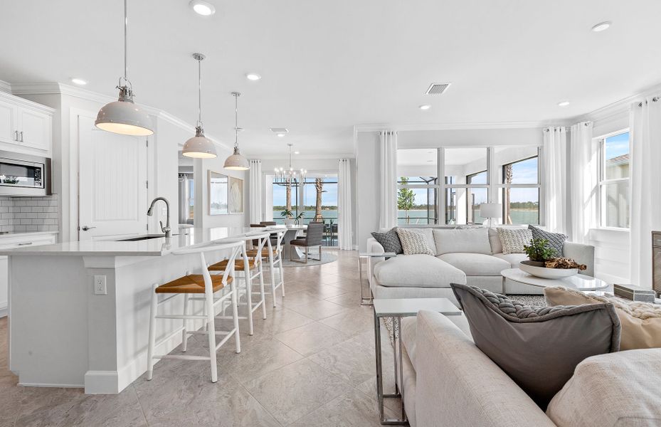 Representative furnished interior of a home built from the Mystique Grande by Del Webb in Del Webb Catalina, Lakewood Ranch (Image 11).