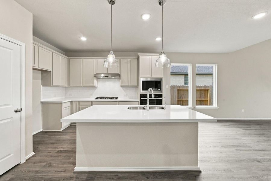 Furnished interior view inside a new home in The Trails, New Caney (Image 10).