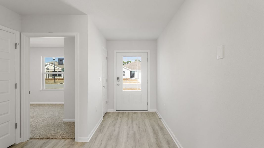 Representative unfurnished interior of a home built from the The Freeport by D.R. Horton in Hodges Bayou Plantation, Panama City (Image 13). Representative unfurnished interior of a home built from the The Freeport by D.R. Horton in Hodges Bayou Plantation, Panama City (Image 13).