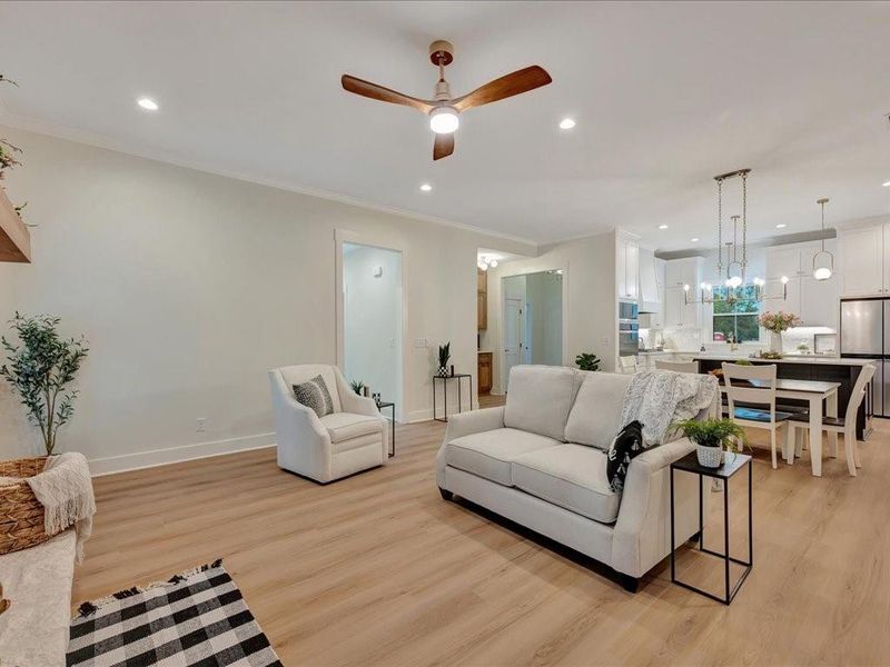 Furnished interior view inside a new home in , Lufkin (Image 8). Furnished interior view inside a new home in , Lufkin (Image 8).