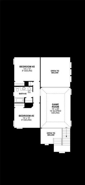2D floor plan layout of this home in Lilybrooke at Legacy Hills, Celina, TX (Image 3). 2D floor plan layout of this home in Lilybrooke at Legacy Hills, Celina, TX (Image 3).