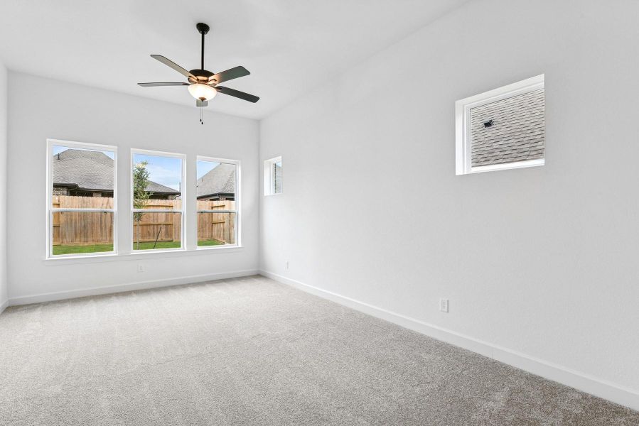 Spacious, unfurnished interior of a new home in Riceland 50’ Front Load Homesites, Mont Belvieu (Image 26). Spacious, unfurnished interior of a new home in Riceland 50’ Front Load Homesites, Mont Belvieu (Image 26).