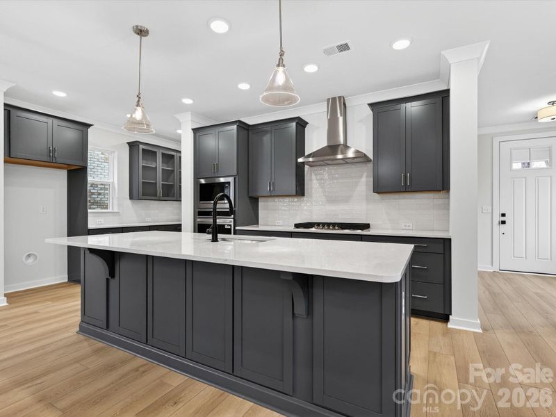 Furnished interior view inside a new home in Whitley Preserve – Park Collection, Mint Hill (Image 9).