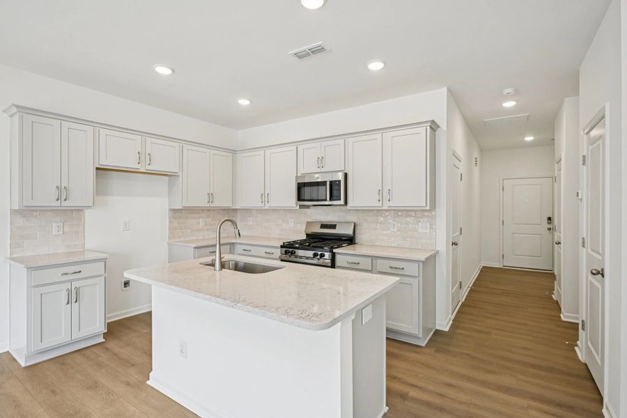 Furnished interior view inside a new home in Towns at The Point, Rolesville (Image 4).