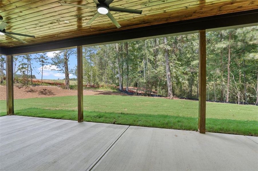 Exterior details and patio area of a home in , Powder Springs (Image 3). Exterior details and patio area of a home in , Powder Springs (Image 3).