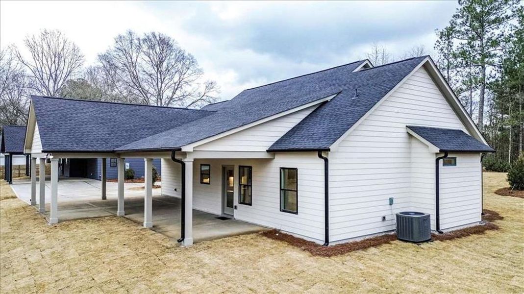 Exterior details and patio area of a home in , Monroe (Image 22).