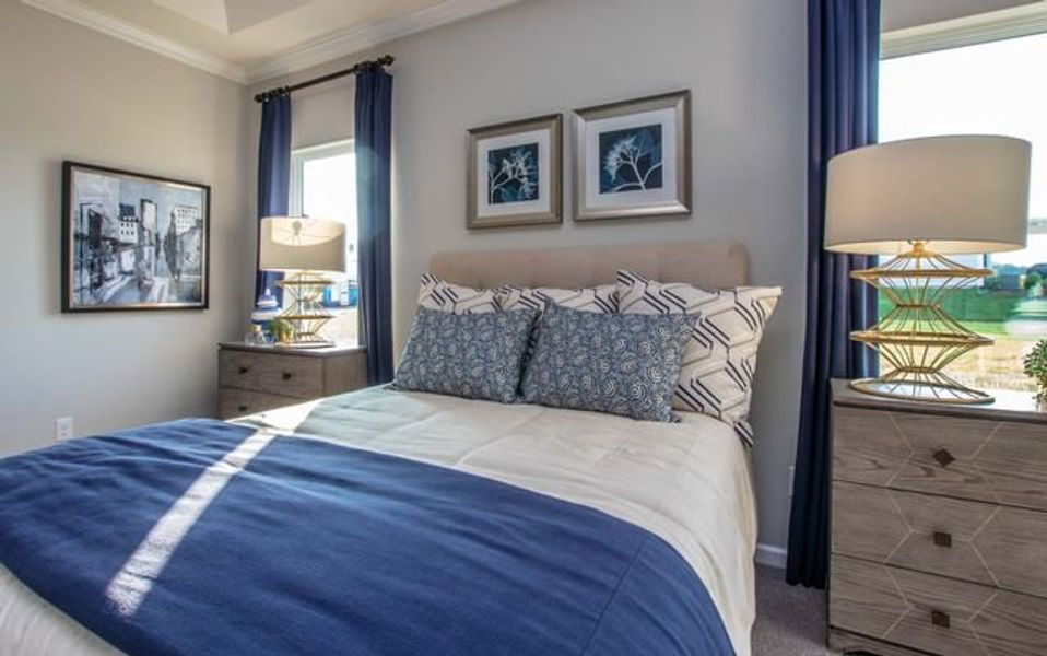Representative furnished interior of a home built from the Brodrick by True Homes in Heritage Hall, Statesville (Image 17).