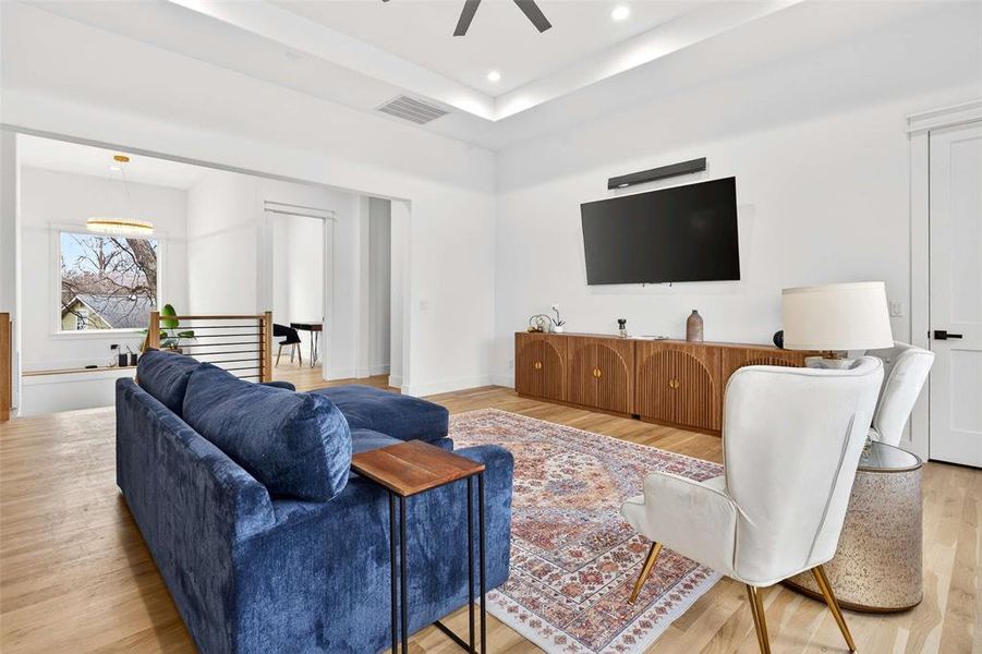 Furnished interior view inside a new home in , Dallas (Image 26).