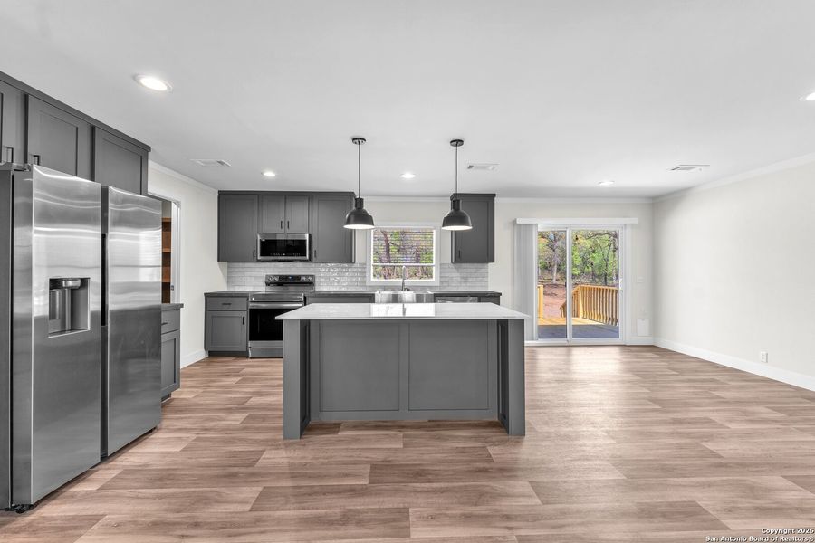 Furnished interior view inside a new home in , La Vernia (Image 17).