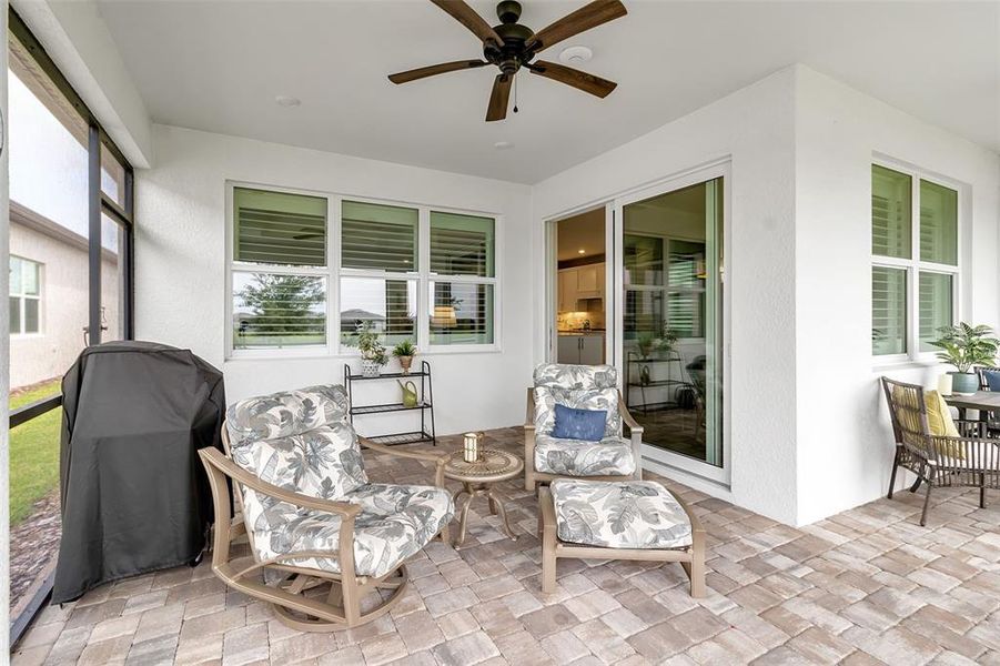 Exterior details and patio area of a home in , Parrish (Image 30).