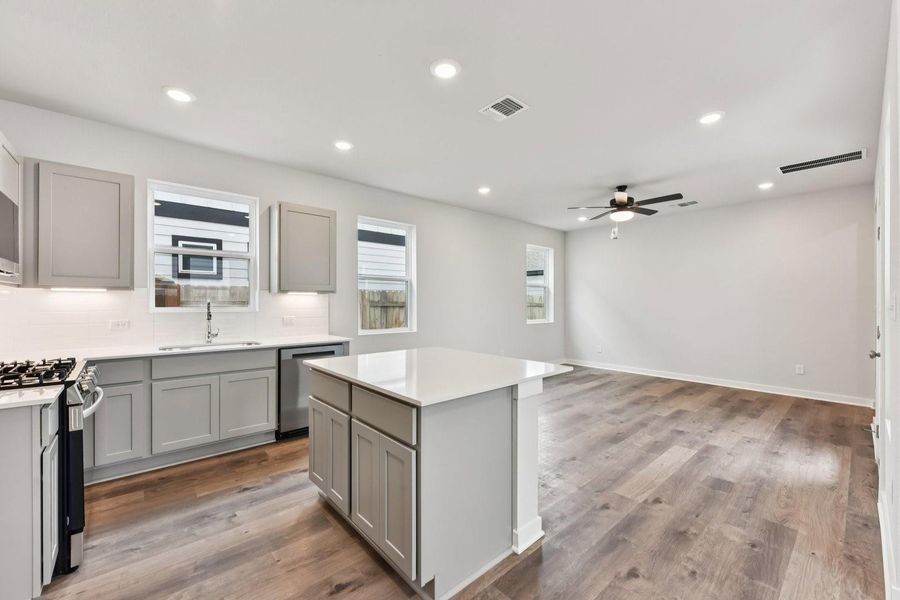 Furnished interior view inside a new home in Avery Centre, Round Rock (Image 6).