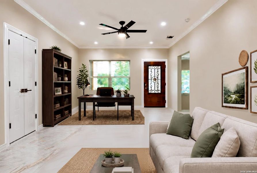 Furnished interior view inside a new home in , Kirby (Image 9). Furnished interior view inside a new home in , Kirby (Image 9).