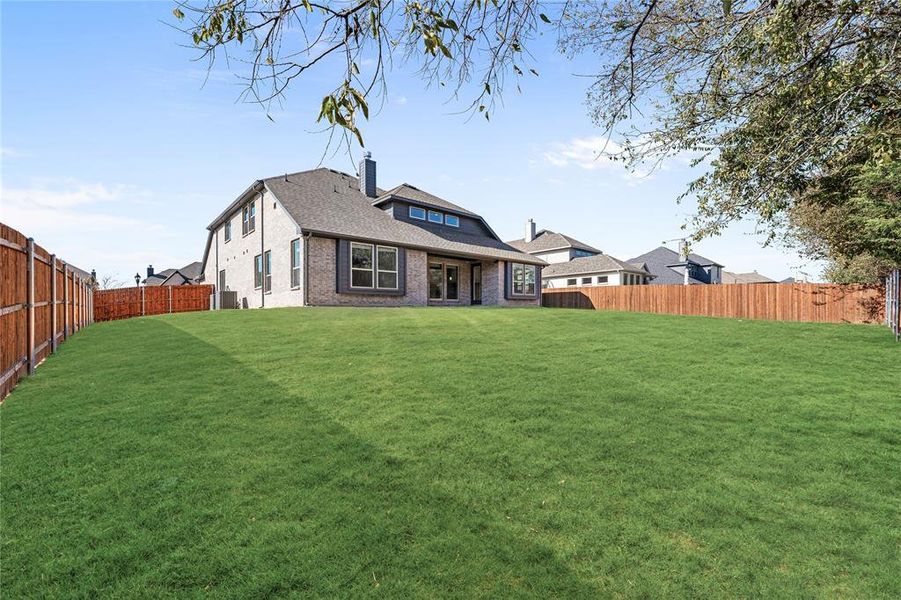 Exterior details and patio area of a home in Ridgepoint, Midlothian (Image 24). Exterior details and patio area of a home in Ridgepoint, Midlothian (Image 24).