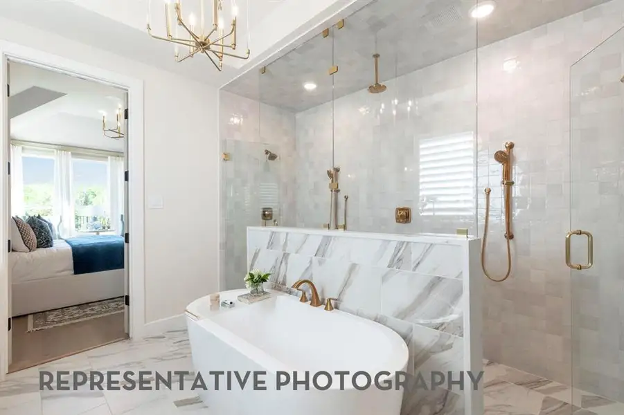 Furnished interior view inside a new home in Furst Ranch, Flower Mound (Image 7).