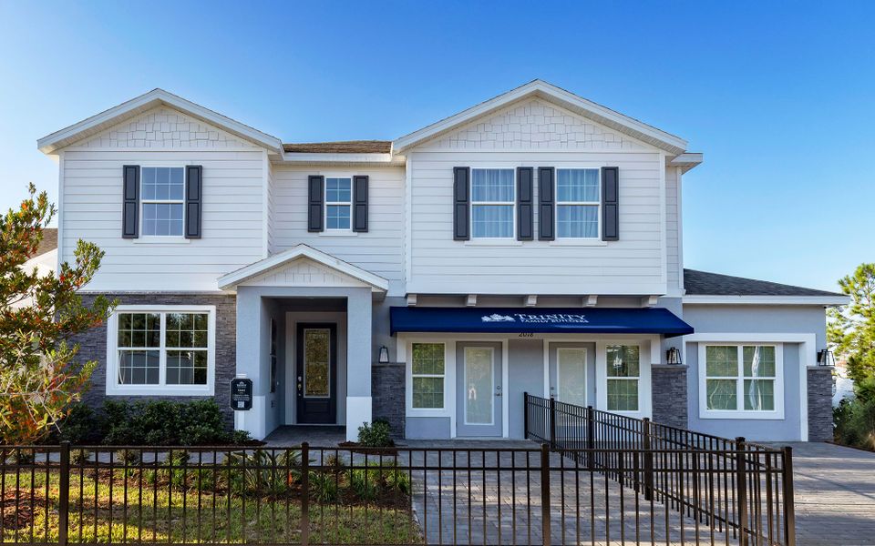 Sims 3-Car elevation 3 shown with optional stone