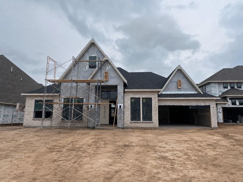 Construction progress on the Amalfi by Newmark Homes