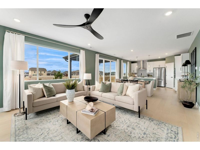 Furnished interior view inside a new home in Hidden Creek, Frederick (Image 17).