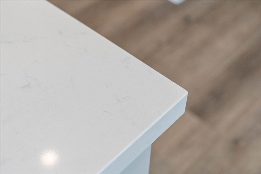 Quartz is incredibly tough and engineered to resist scratches, chips, and cracks from daily wear and tear. This ensures the surface retains its pristine condition for decades.