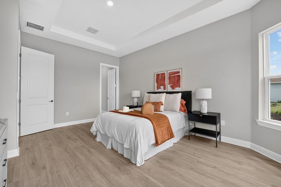 Representative furnished interior of a home built from the Ambra by Taylor Morrison in Center Lake Ranch Community Group Page, St. Cloud (Image 30).