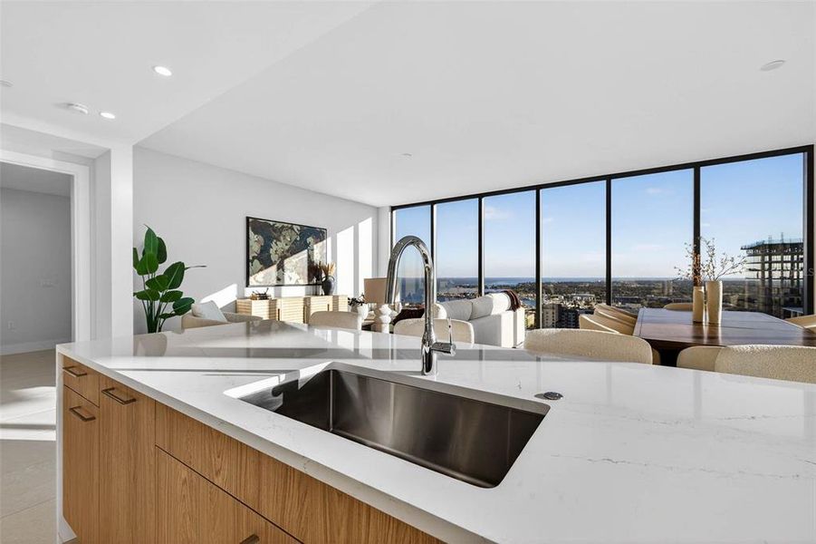 Furnished interior view inside a new home in , St. Petersburg (Image 14).