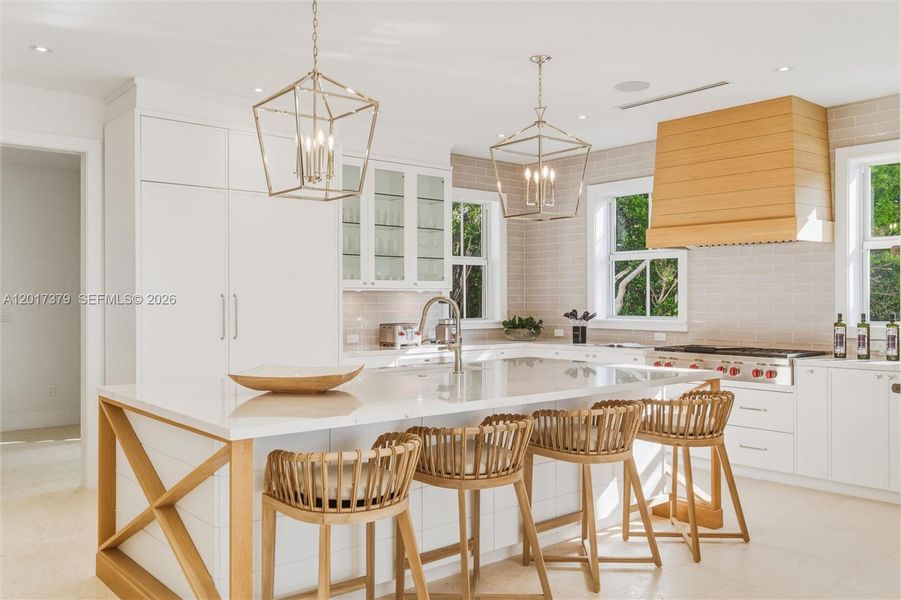 Furnished interior view inside a new home in , Islamorada, Village of Islands (Image 44).