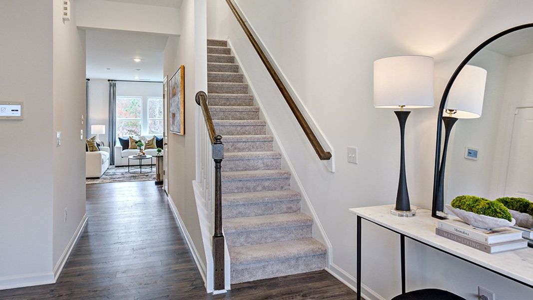 Furnished interior view inside a new home in Magnolia Townes, Wendell (Image 8).