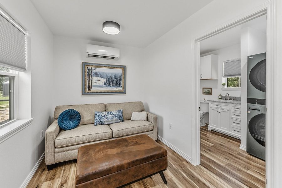 Furnished interior view inside a new home in , New Waverly (Image 19). Furnished interior view inside a new home in , New Waverly (Image 19).