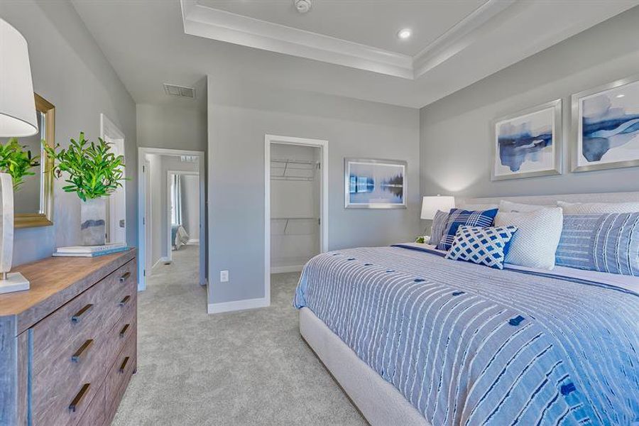 Representative furnished interior of a home built from the Mayer by Ryan Homes in Stowe Branch Townhomes, Charlotte (Image 26).