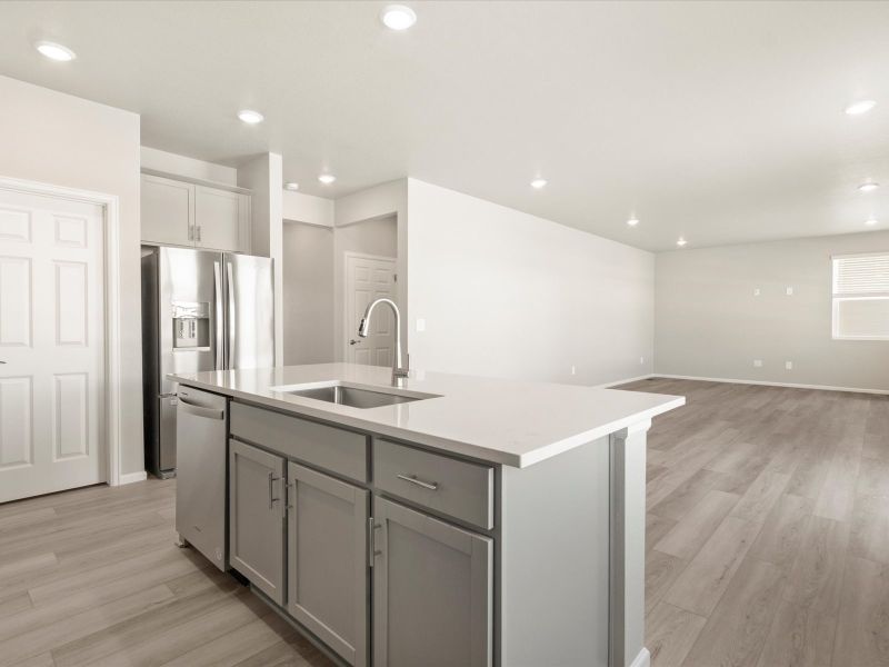 The Monarch Floorplan interior image taken at a Meritage Homes community in Severance, CO