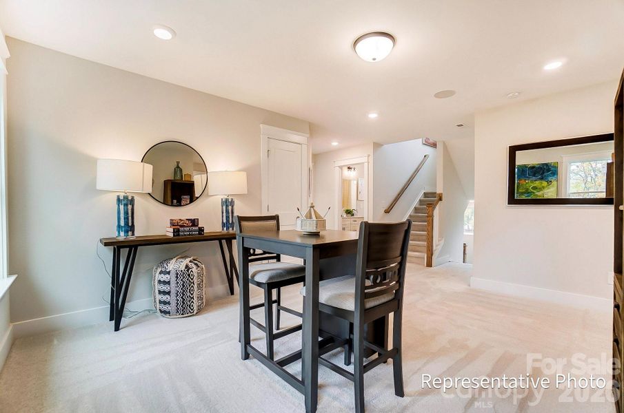 Furnished interior view inside a new home in Caldwell Forest, Charlotte (Image 10).
