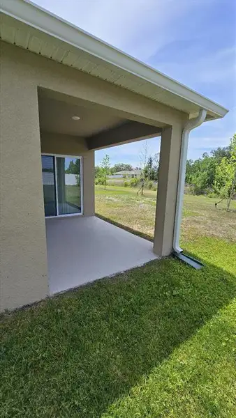 Exterior details and patio area of a home in , Lakeland (Image 3). Exterior details and patio area of a home in , Lakeland (Image 3).