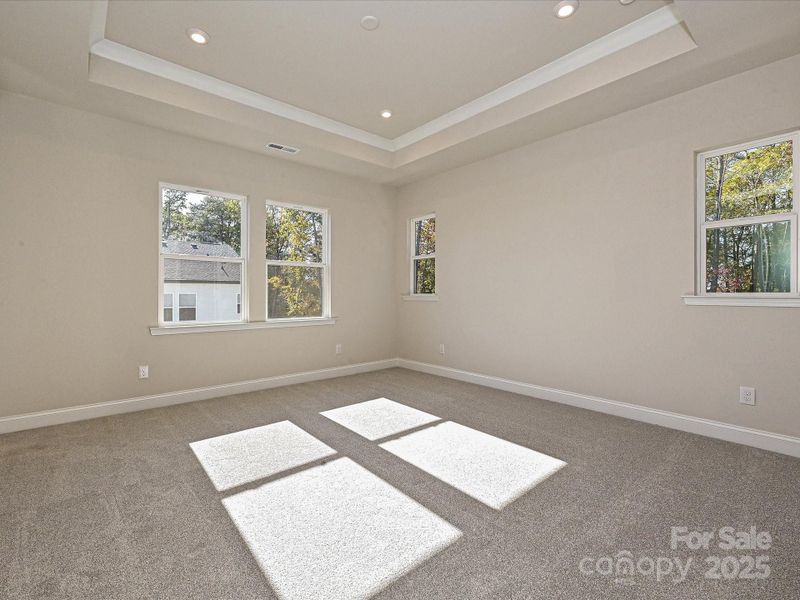 Primary Suite Featuring Tray Ceiling. Primary Suite Featuring Tray Ceiling.